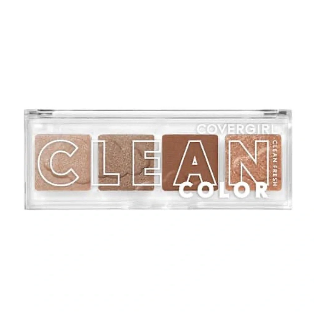 NEW COVERGIRL 212 Clean Color Shimmer Eyeshadow Palette – 212 Shimmering Beige